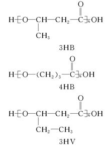使用某些高分子材料给环境造成 白色污染 .后果严重.最近研究的一些可分解性塑料有良好的生物适应性和分解性.能自然腐烂分解.如 已知3HB的单体叫3羟基丁酸.则 1 4HB